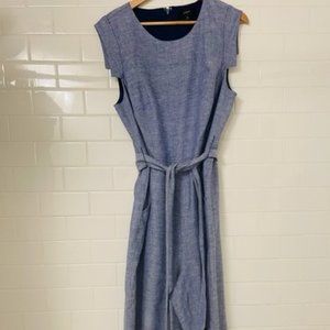 JCREW CHAMBRAY JUMPSUIT